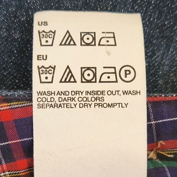 Tommy Hilfiger Vintage Mid Rise Boot Cut Dark Wash Denim Blue Jeans Size 6 - Picture 8 of 8